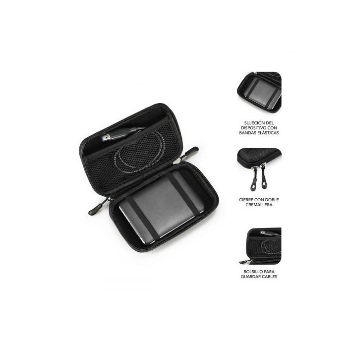 SUBBLIM Organizador HDD Business Case 2,5" Black 1