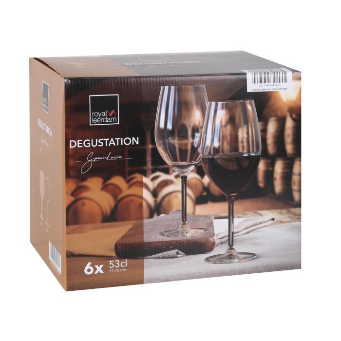 Royal Leerdam Set 6 Copas Vino Degustación 53 cl 5