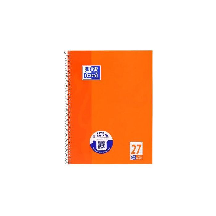 Oxford Collegeblock A4+220x295mm 80 Bl. Liniert Rand L+R 8