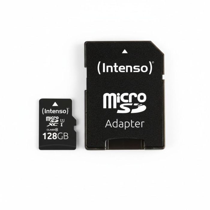Intenso 3424491 Tarjeta MicroSDXC 128GB Clase 10 UHS-I U1 con Adaptador SD
