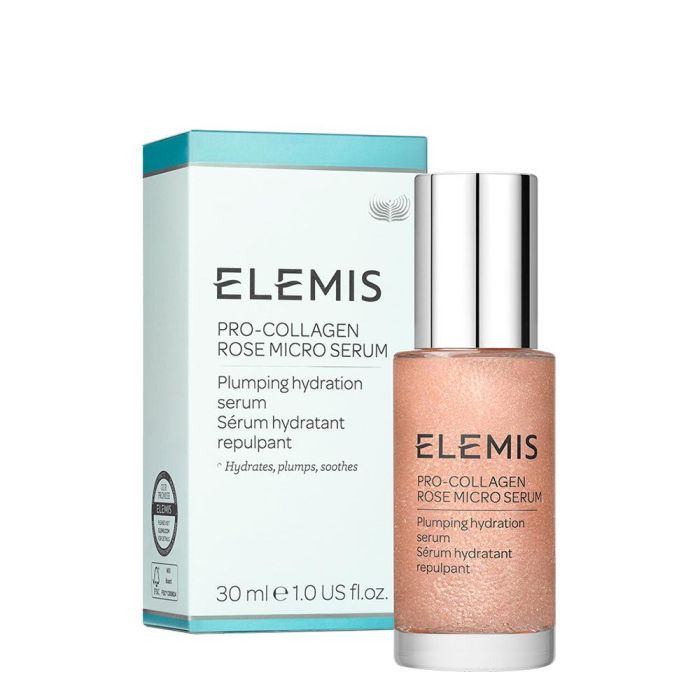 Elemis PRO-COLLAGEN rose micro serum Sérum con Micro Perlas de Rosa 30 ml Tratamiento Facial Antiarrugas Reafirmante Hidratación Profunda