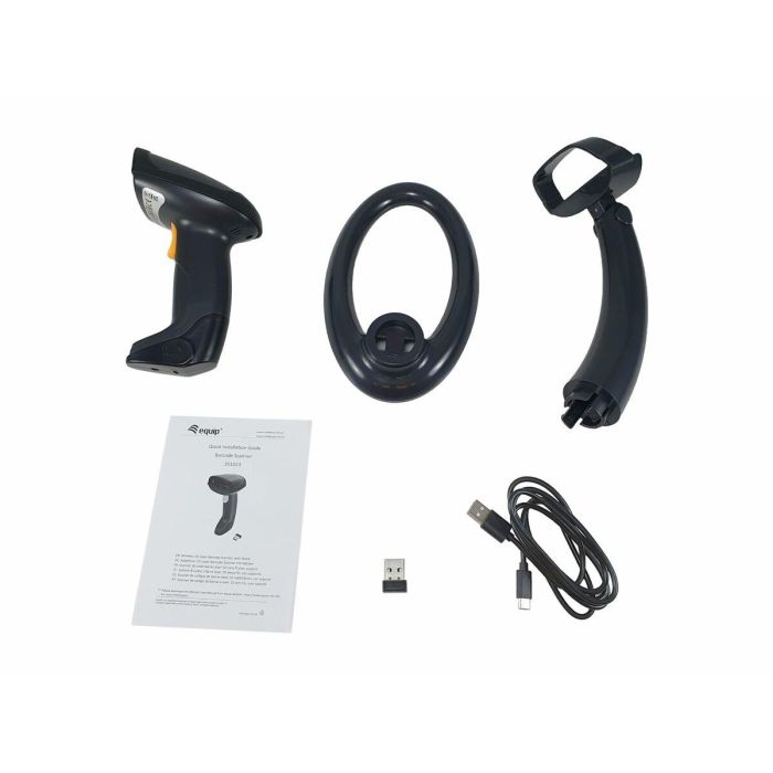 Equip Escáner Lector Código Barras 1D Láser 351022 IP54 Plug and Play Robusto 8