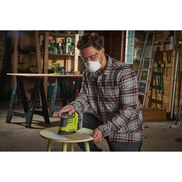 Lijadora Triangular Ryobi ONE+ 18V RPS18-0/ Incluye 6 Lijas/ Sin Batería ni Cargador 1 Lijadora Triangular Ryobi ONE+ 18V RPS18-0/ Incluye 6 Lijas/ Sin Batería ni Cargador 1