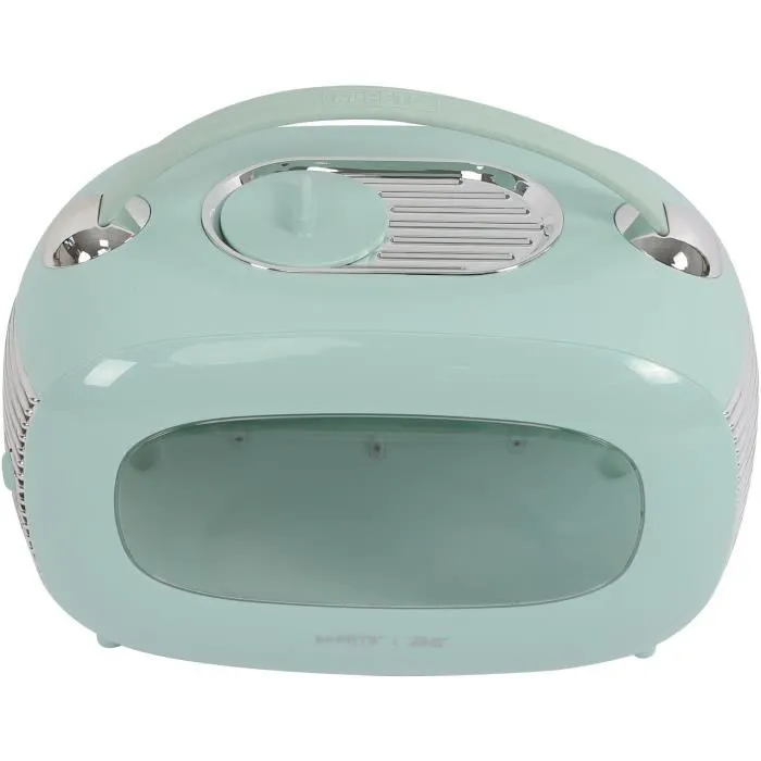 M Pets MPE6953182737025 Caja de Transporte Mochila Sixties Classic con Asa, Apertura Trasera, hasta 5 kg, Color Azul 4