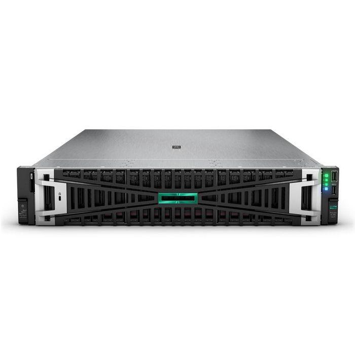 Hewlett Packard Enterprise Intel Xeon Silver 4509Y (2.6GHz, 22.5MB L3), 32GB (1 x 32GB) DDR5 RDIMM, 8SFF, Broadcom MR408i-o, 1x 1000W PS Hewlett Packard Enterprise Intel Xeon Silver 4509Y (2.6GHz, 22.5MB L3), 32GB (1 x 32GB) DDR5 RDIMM, 8SFF, Broadcom MR408i-o, 1x 1000W PS