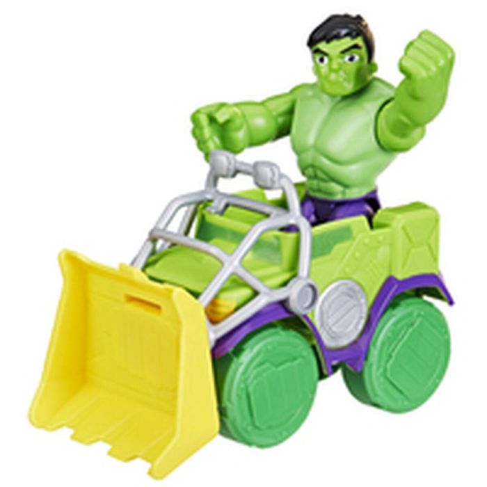 Playset Hasbro Spidey Amazing Friends Hulk Verde 7