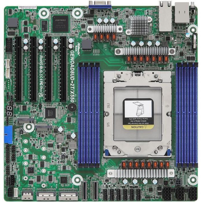 ASRock GENOAD8UD-2T/X550 Placa Base Micro-ATX Socket SP5 Single
