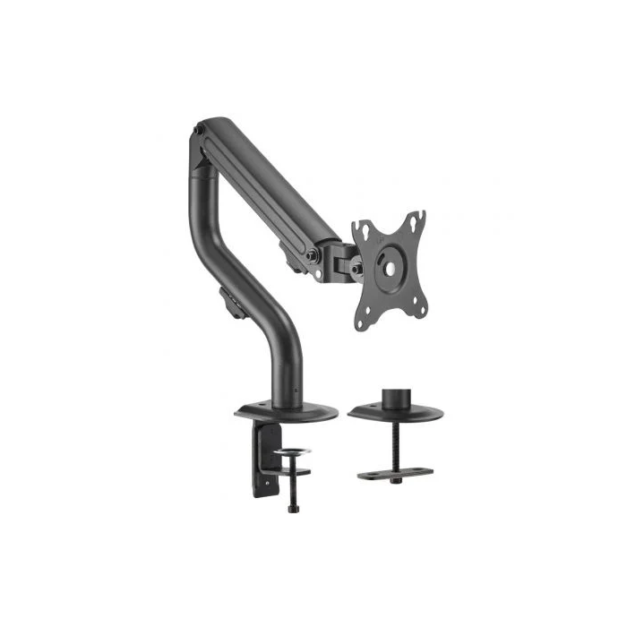 AISENS - SOPORTE DE MESA ECO CONTRAPESO GIRATORIO E INCLINABLE PARA 8KG (3 PIV, 1 BR) DE 17-32, NEGRO