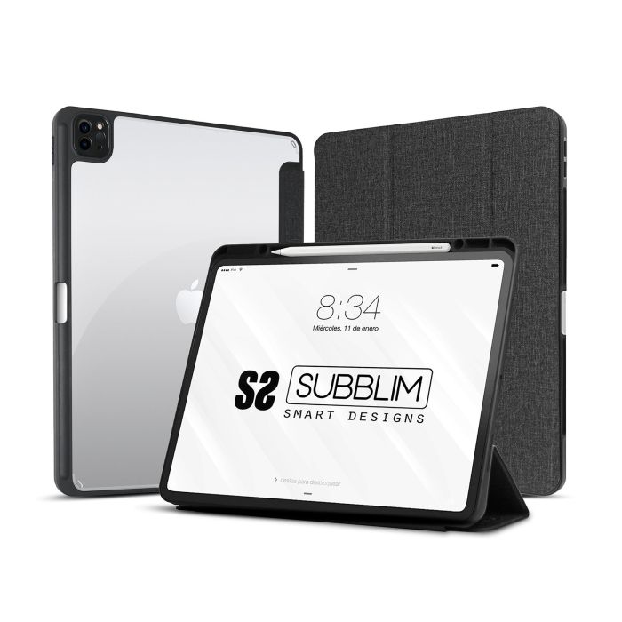SUBBLIM Funda iPad Pro 11" 2022/2021/2020, iPad Air 4/5 Gen SUBCST-5SC400, Protección Antigolpes, Portabolígrafo, Smart Cover