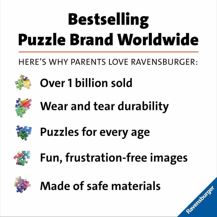 Set de 3 Puzzles Ravensburger 49 Piezas 147 Piezas 3 Unidades 16