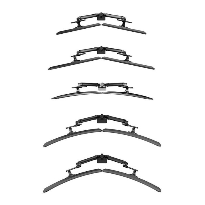 Neomounts DS65S-950BL2 Brazo de Monitor 24-34" 2 Pantallas 11kg Negro