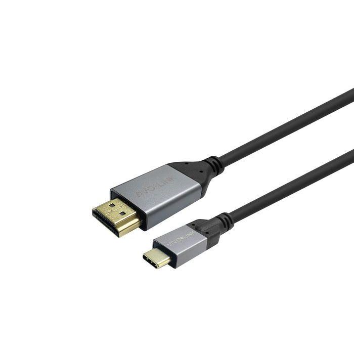 Vivolink Cable USB-C a HDMI 1m Negro 4K 60Hz Vivolink Cable USB-C a HDMI 1m Negro 4K 60Hz