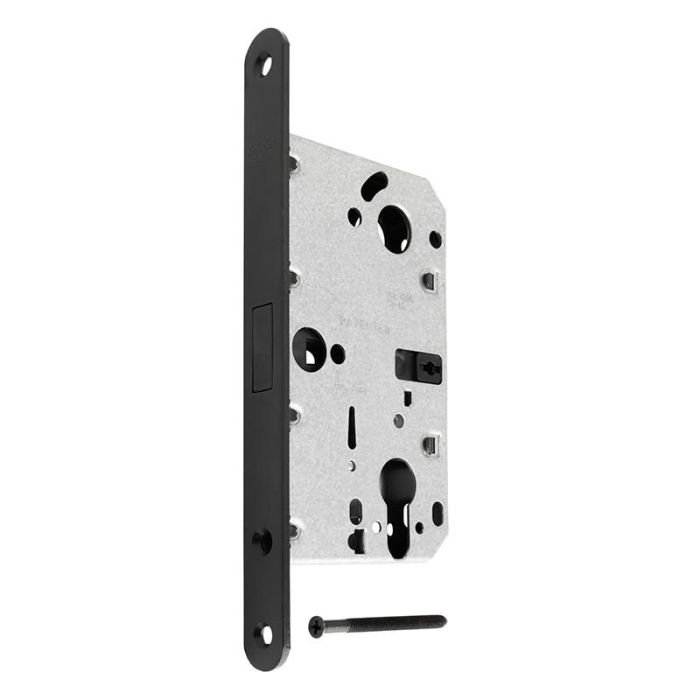 CERRAD/PICAP. MAGNETICOS Cerradura Magnética Modelo Wave Entrada 50 Puerta Batiente Acabado Negro Mate