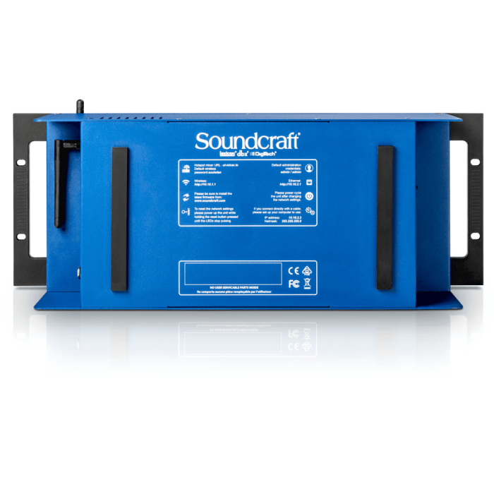Soundcraft Ui24R Mezclador Digital Multipista con Grabación y Control Inalámbrico Montable en Rack 3