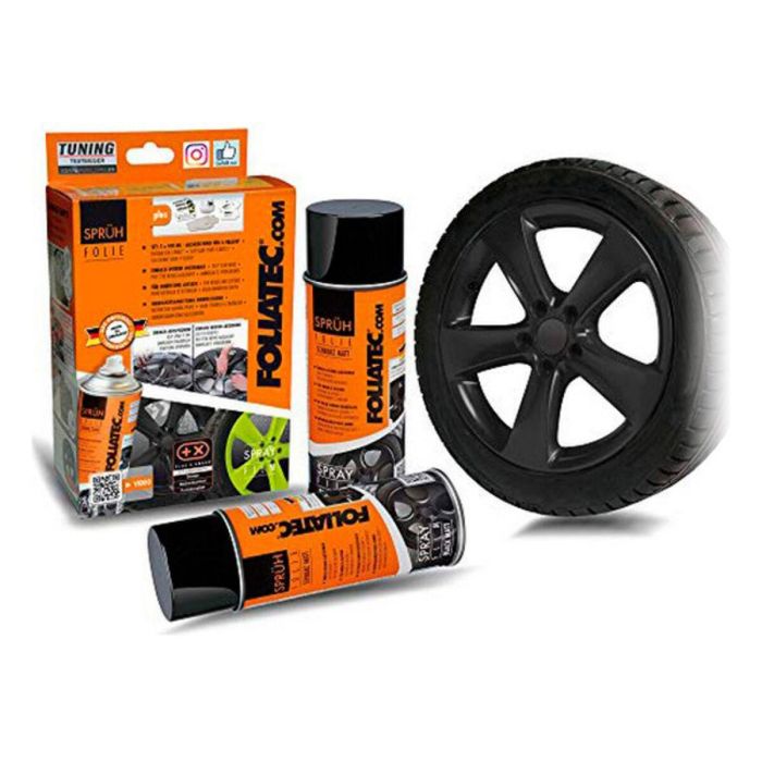 Goma Líquida para Coches Foliatec 2060 Negro mate Negro 400 ml (2 pcs)