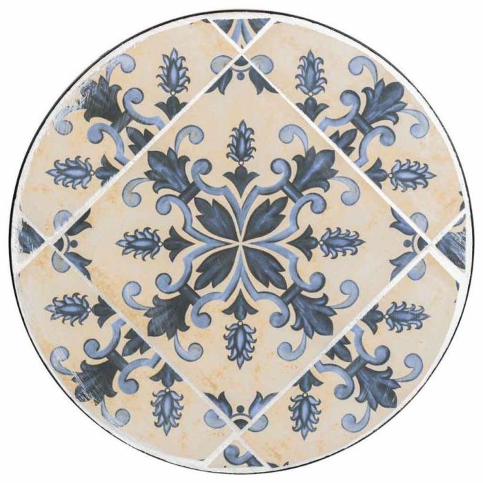 Soporte para Maceta Alexandra House Living Negro Hierro Azulejo 35 x 60 x 35 cm 1