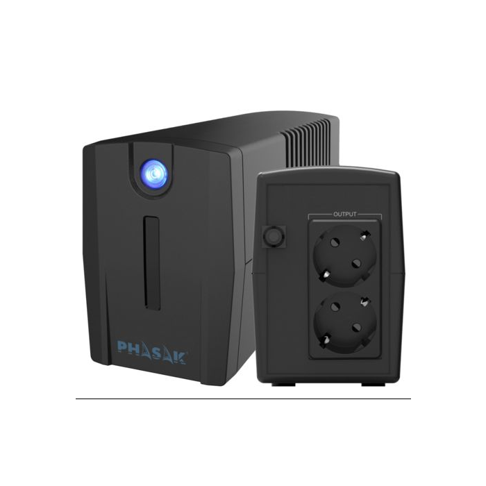 SAI Línea Interactiva Phasak Ottima 660 VA Interactive/ 660VA-360W/ 2 Salidas/ Formato Torre SAI Línea Interactiva Phasak Ottima 660 VA Interactive/ 660VA-360W/ 2 Salidas/ Formato Torre