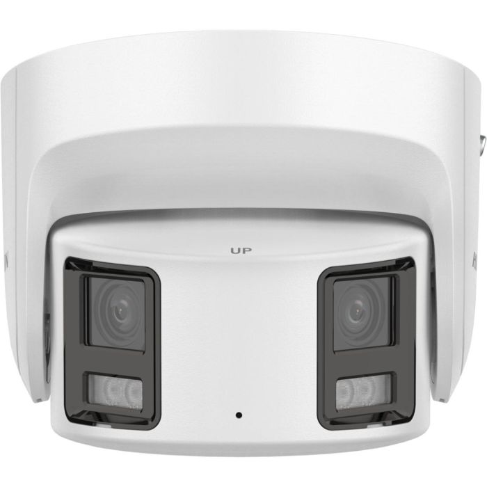 Hikvision Cámara IP Turret 8MP 4K Panoramic ColorVu 4mm WDR H.265+ IP67 con Audio, Alarma y Luz Blanca 30m PoE 2