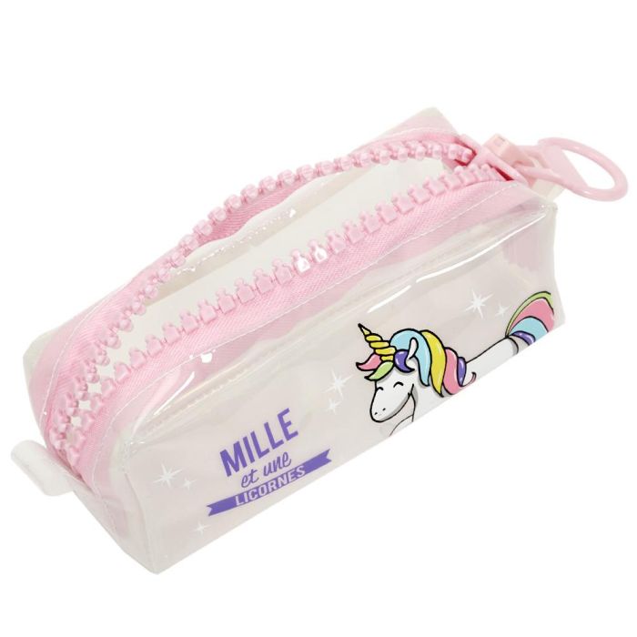 Jeux 2 momes Estuche Unicornio Licorne Translucido 21x8x7 cm 3 Jeux 2 momes Estuche Unicornio Licorne Translucido 21x8x7 cm 3