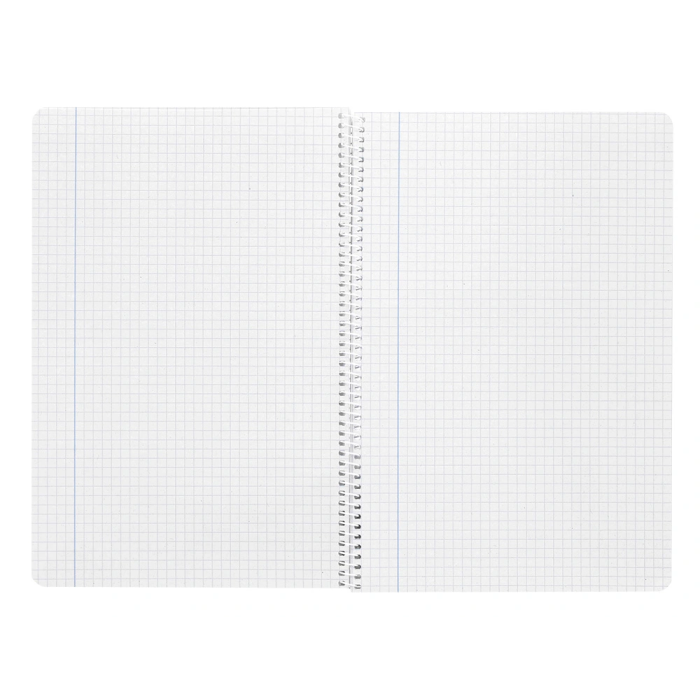 Liderpapel witty Cuaderno espiral folio tapa dura 80 hojas 75gr cuadro 3mm con margen colores surtidos 7