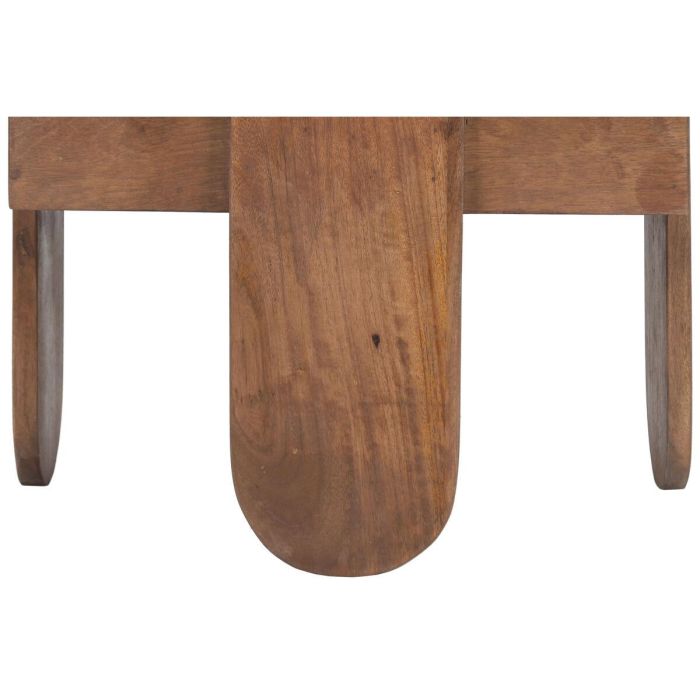 DKD Home Decor Mesita Auxiliar Urban Set de 3 Apilable Marrón Madera de Mango 40 x 45 x 40 cm 1 DKD Home Decor Mesita Auxiliar Urban Set de 3 Apilable Marrón Madera de Mango 40 x 45 x 40 cm 1