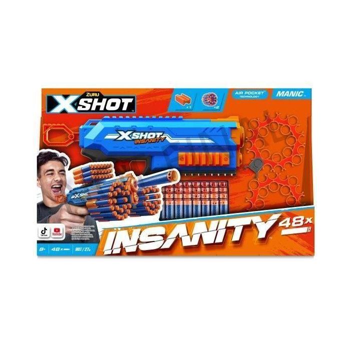 Pistola de Dardos X-Shot Insanity- Manic 1 Pistola de Dardos X-Shot Insanity- Manic 1