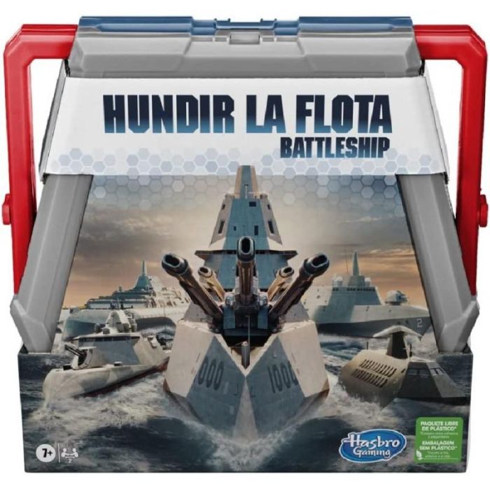 Hasbro Games Hundir La Flota F4527 Juego de Mesa Combate Naval +7 Años 2 Hasbro Games Hundir La Flota F4527 Juego de Mesa Combate Naval +7 Años 2