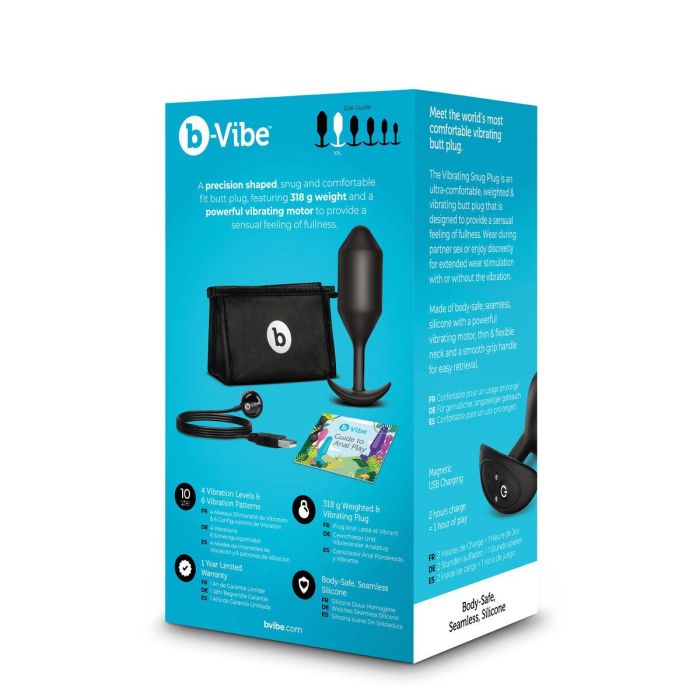 Plug Anal B-Vibe Vibrating XXL Black 1 Plug Anal B-Vibe Vibrating XXL Black 1