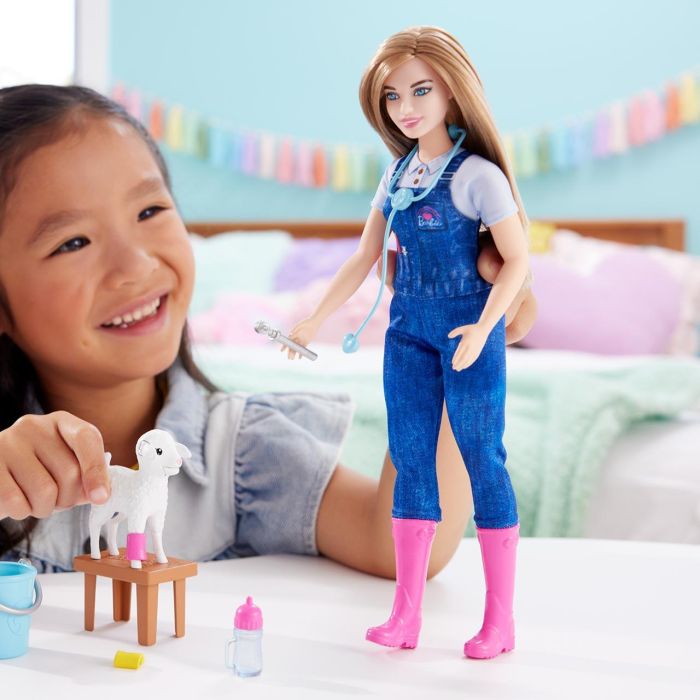 Barbie Tú Puede Ser Veterinaria De Granja Hrg42 Mattel 4 Barbie Tú Puede Ser Veterinaria De Granja Hrg42 Mattel 4
