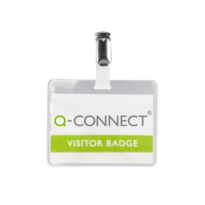 Identificador Con Pinza Q-Connect Kf01560 60x90 mm Con Apertura Superior 25 unidades 2