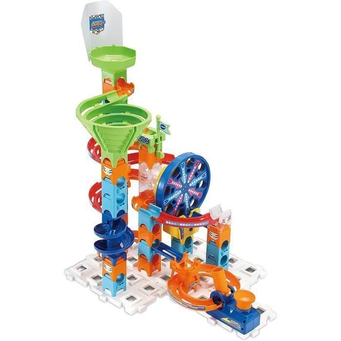 VTECH XL100E Marble Rush Ultimate Set Electronic Pista de Bolas – 133 Piezas, 2 Módulos Electrónicos, 10 MarbleBeads – 4+ Años 4 VTECH XL100E Marble Rush Ultimate Set Electronic Pista de Bolas – 133 Piezas, 2 Módulos Electrónicos, 10 MarbleBeads – 4+ Años 4