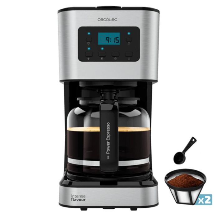 Cecotec 01999 Cafetera de Goteo Coffee 66 Smart Plus Programable 24h ExtremeAroma AutoClean 1.5L 12 Tazas Acero Inoxidable LCD 1 Cecotec 01999 Cafetera de Goteo Coffee 66 Smart Plus Programable 24h ExtremeAroma AutoClean 1.5L 12 Tazas Acero Inoxidable LCD 1
