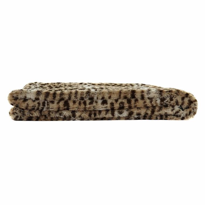 Manta DKD Home Decor Salvaje Negro Naranja (130 x 170 x 2 cm) 2 Manta DKD Home Decor Salvaje Negro Naranja (130 x 170 x 2 cm) 2