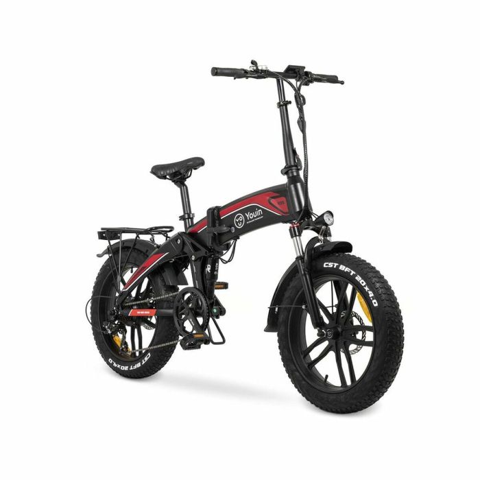 Bicicleta Eléctrica Youin BK1400R 20" 25 km/h Rojo 250 W 10000 mAh 20" Bicicleta Eléctrica Youin BK1400R 20" 25 km/h Rojo 250 W 10000 mAh 20"