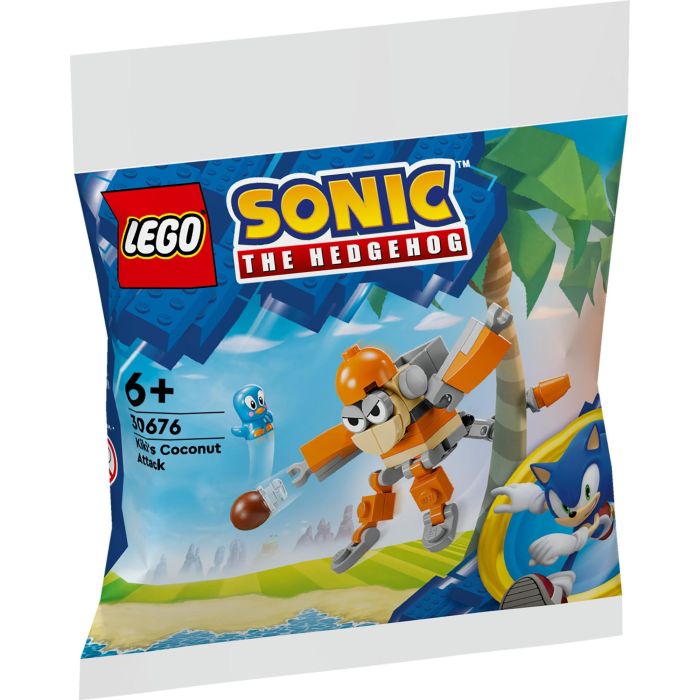 LEGO 30676 Sonic the Hedgehog Kikis Kokosnussattacke Polybag - Juego de Construcción Kiki y Ataque de Cocos, 42 Piezas, 6+ años 3