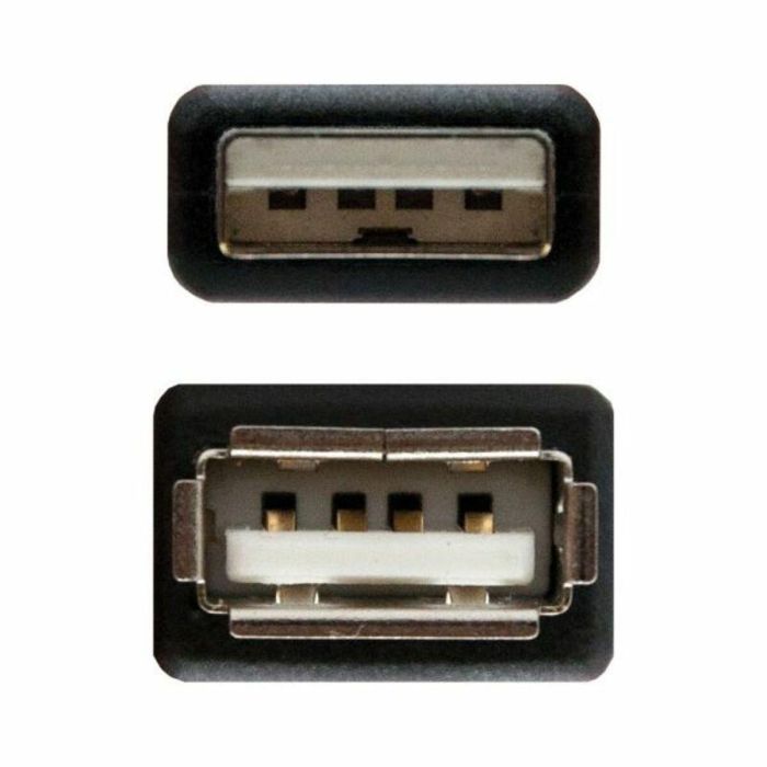 Cable USB NANOCABLE 8433281002999 3 M Negro 1 Cable USB NANOCABLE 8433281002999 3 M Negro 1