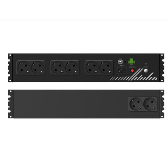 Unidad de Distribución para Alimentación Phasak COMPACT 800 VA/ 9A/ 8x Schuko/ Formato Rack 2U 1 Unidad de Distribución para Alimentación Phasak COMPACT 800 VA/ 9A/ 8x Schuko/ Formato Rack 2U 1