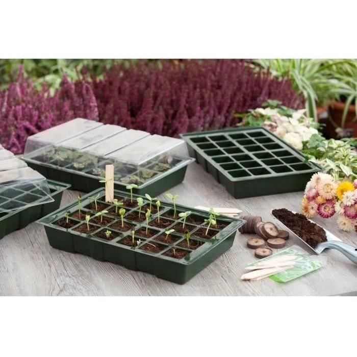 Mini invernadero de cultivo 23.5x35x11 cm Mini invernadero de cultivo 23.5x35x11 cm