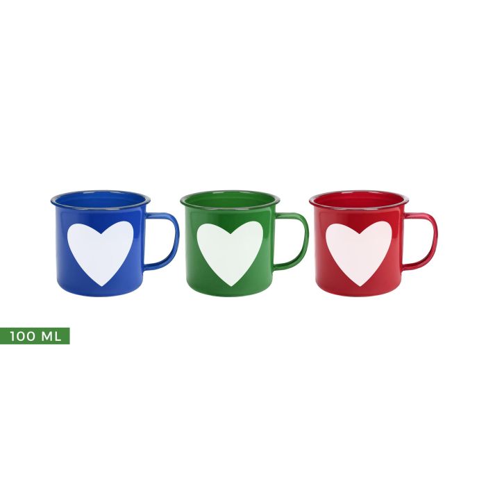 Mug esmaltada Privilege 150 ml - Varios colores y diseños (24 Unidades) 5 Mug esmaltada Privilege 150 ml - Varios colores y diseños (24 Unidades) 5