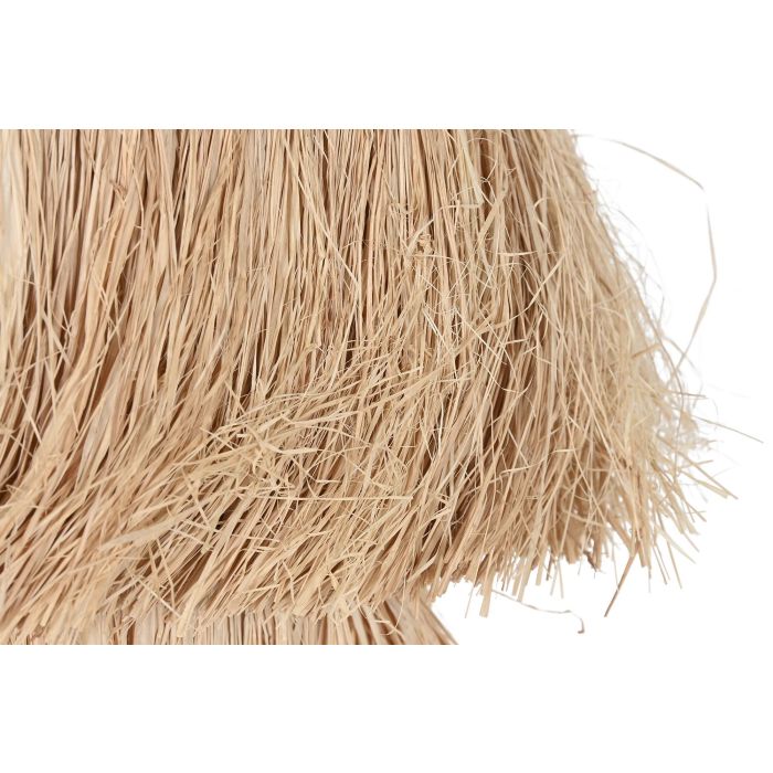 DKD Home Decor Lámpara Techo Balines Natural Yute Metal Flecos 50.5 x 148 x 50.5 cm 5