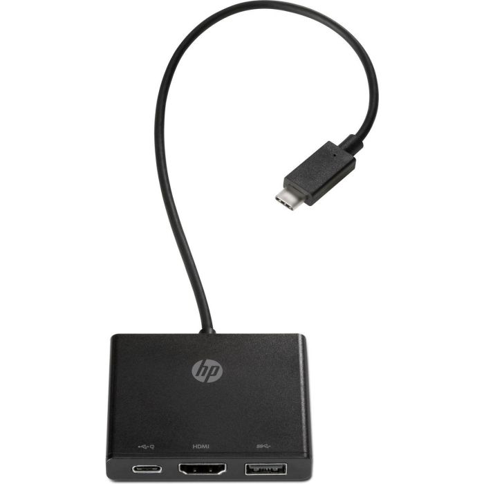 HP Hub de Conectividad USB-C a HDMI/USB 3.0/USB-C, Negro HP Hub de Conectividad USB-C a HDMI/USB 3.0/USB-C, Negro