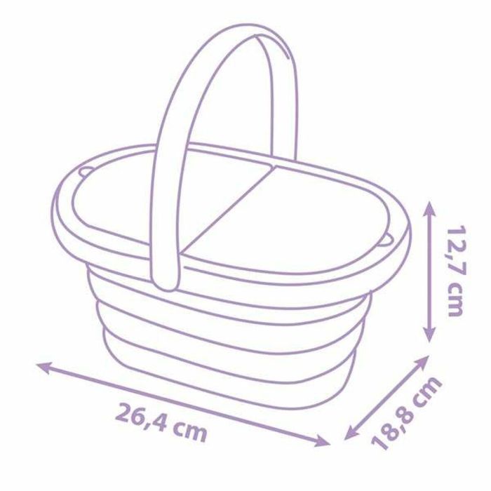 Smoby Cesta de Picnic La Casa de Muñecas de Gabby con 23 Accesorios para Niños +3 Años 2 Smoby Cesta de Picnic La Casa de Muñecas de Gabby con 23 Accesorios para Niños +3 Años 2