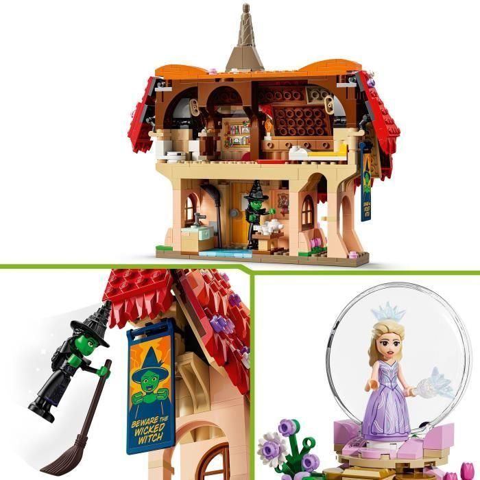 LEGO 75690 Wicked Glinda y Elphaba en Munchkinland - Set de construcción para niños de 9 años 2 LEGO 75690 Wicked Glinda y Elphaba en Munchkinland - Set de construcción para niños de 9 años 2