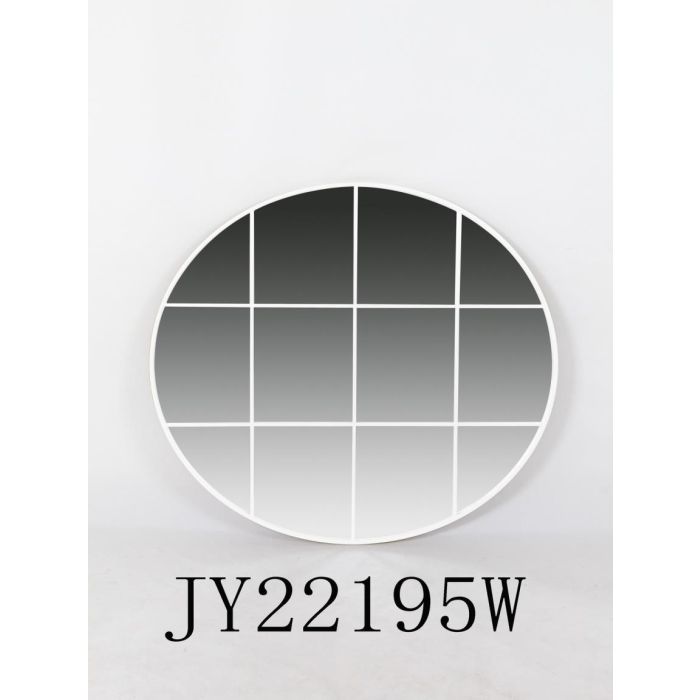 Espejo de pared DKD Home Decor Blanco 85,5 x 3 x 85,5 cm (3 Piezas) (3 Unidades) 1