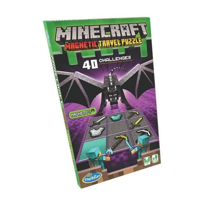 Ravensburger Juego de Lógica Minecraft con 40 Desafíos, Rompecabezas Educativo para Edades 8+ Años, Multi-idioma