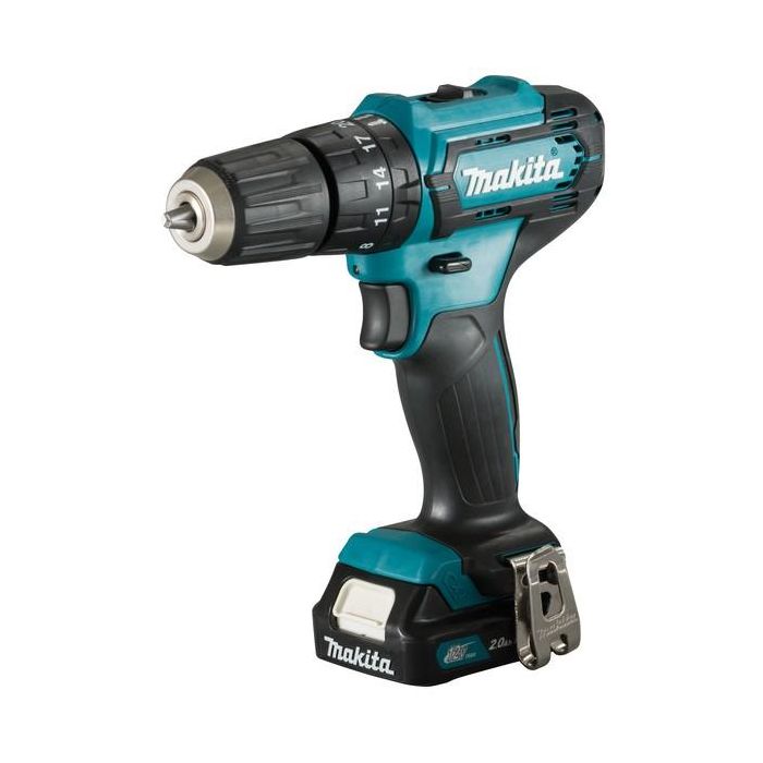 Makita HP333DSAX1 Taladro Percutor Inalámbrico 12V 1700 RPM con Función Atornillador y Luz Integrada
