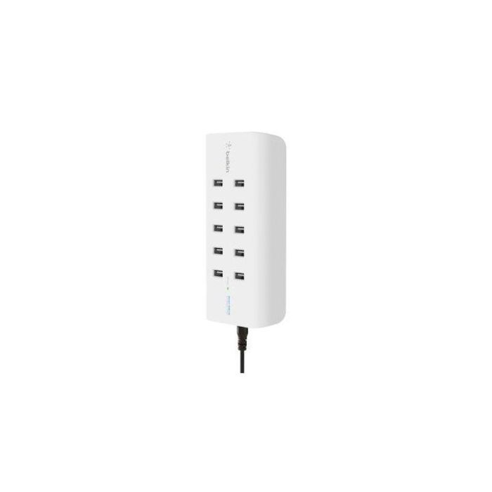 Belkin Estación de Carga USB de 10 Puertos, 120W, 2.4A por Puerto, Color Blanco 3