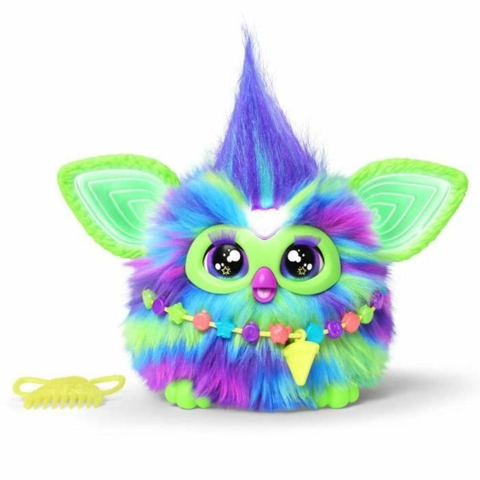 Furby Galaxy, peluche activado por voz que brilla en la oscuridad, juguetes interactivos, 6 años