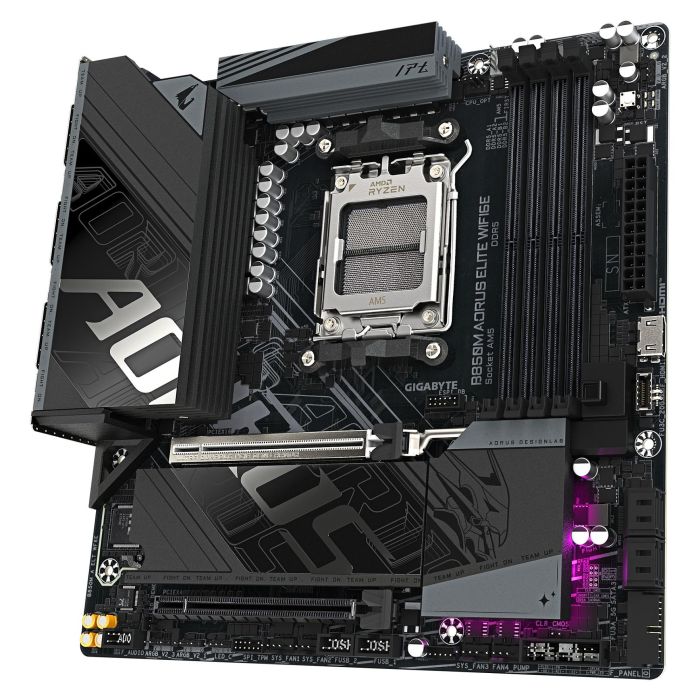Gigabyte B850M AORUS ELITE WIFI6E Placa base AM5 DDR5 Micro ATX 2