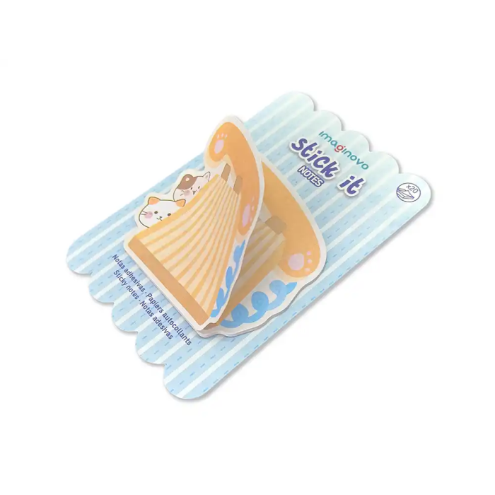 Imaginovo Bloc notas adhesivas Meow telefono 70x70 mm 20 hojas 4